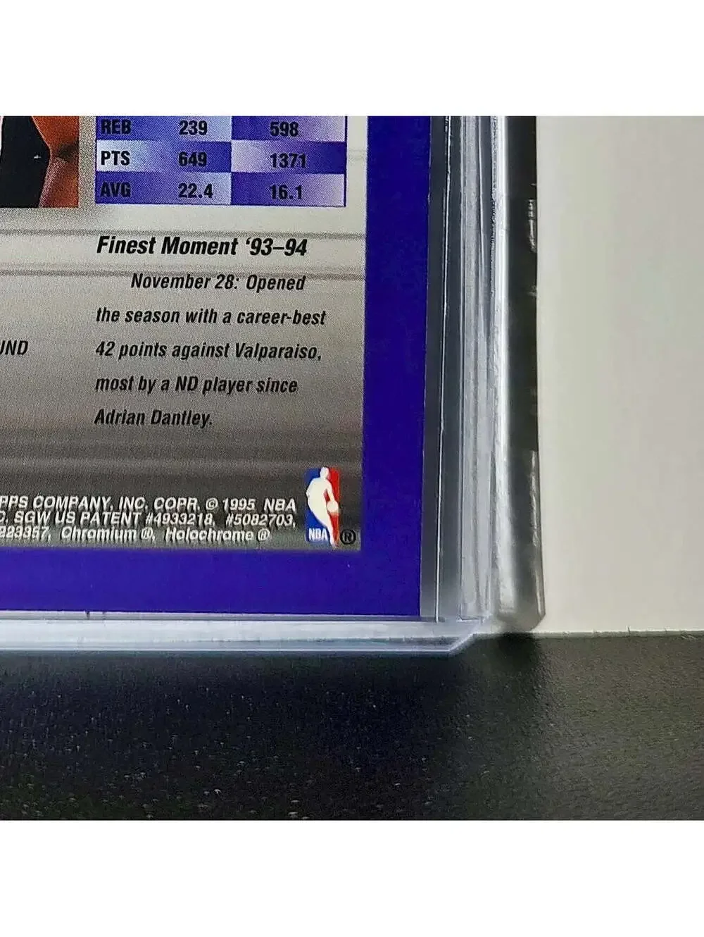 Monty Williams Rookie 1994-95 Topps Finest #244 Card